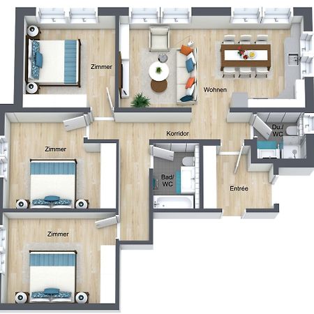 צרמט Ferienhaus Casa Luna מראה חיצוני תמונה
